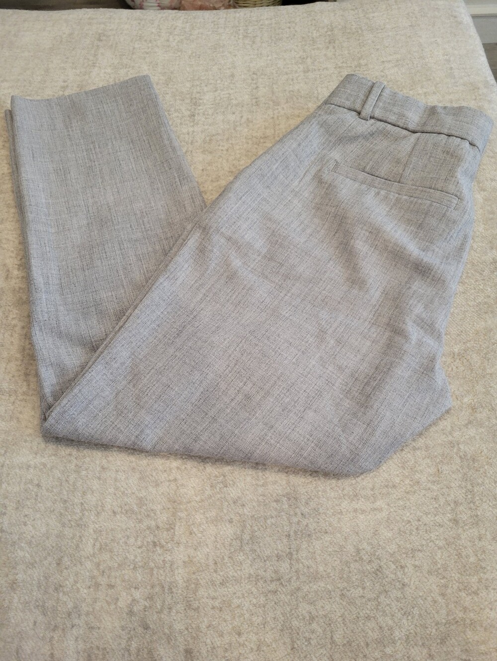 Abercrombie & Fitch Pants, Gray, Size 00, Cropped Straight Style